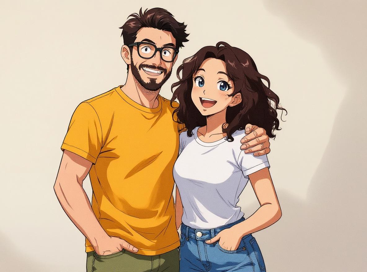 Turn this into classic anime style