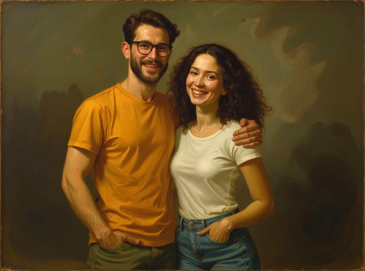 Turn this into classic oil painting