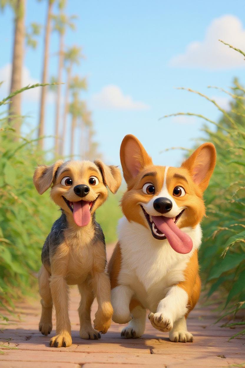 Turn this into classic disney pixar style
