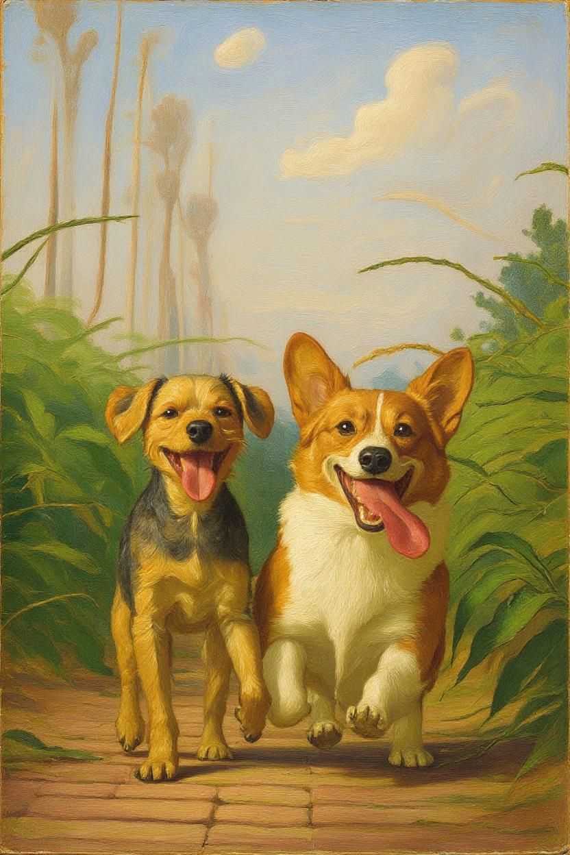 Turn this into classic oil painting