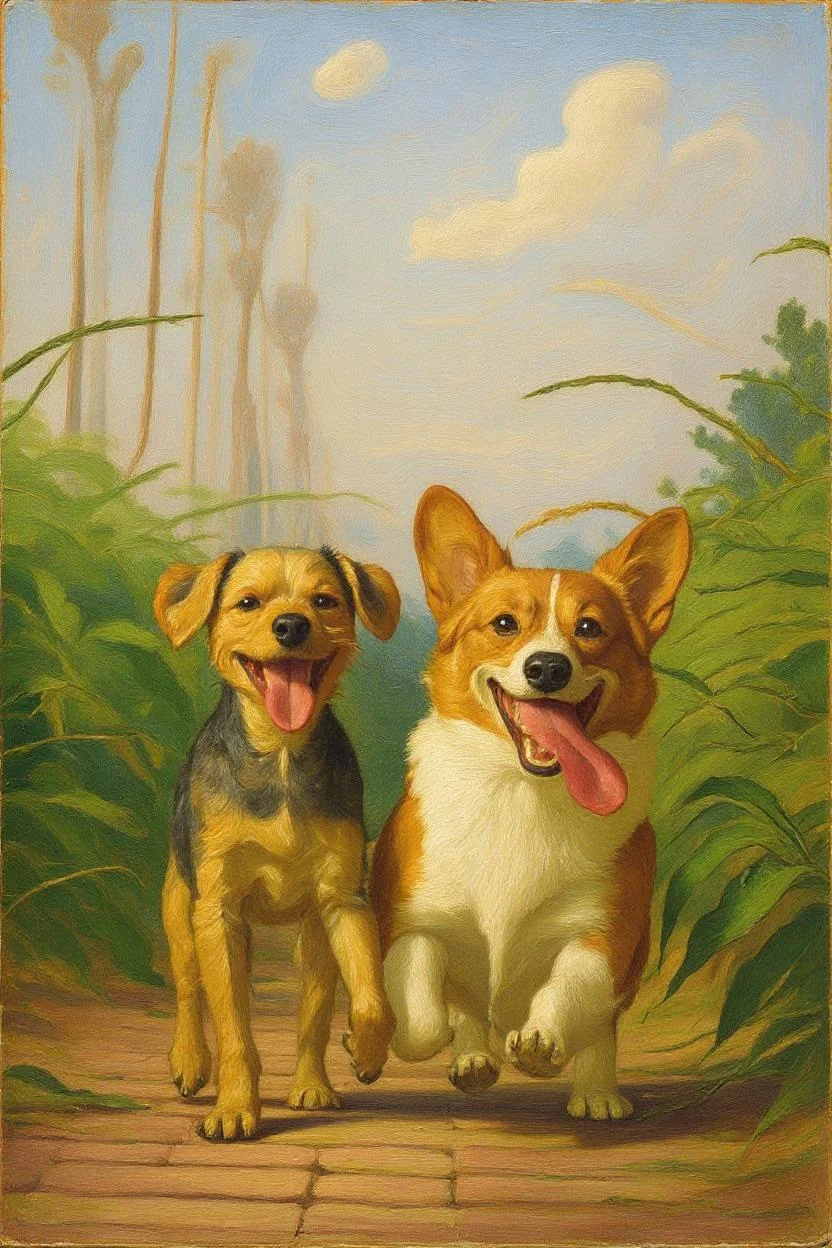 Turn this into classic oil painting