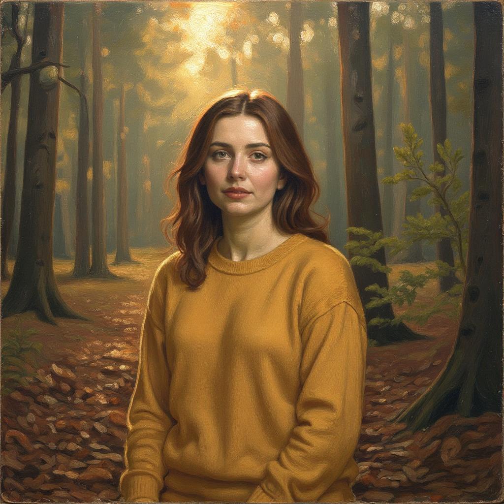 Turn this into realistic oil painting